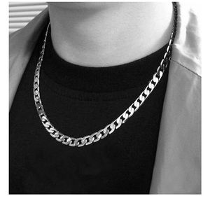 Handmade Men`S Silver Necklace 925 Sterling Silver Chain